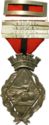 Conmemorative Medal, whit Red Distinctive, of the Campaign of the Island of Cuba 